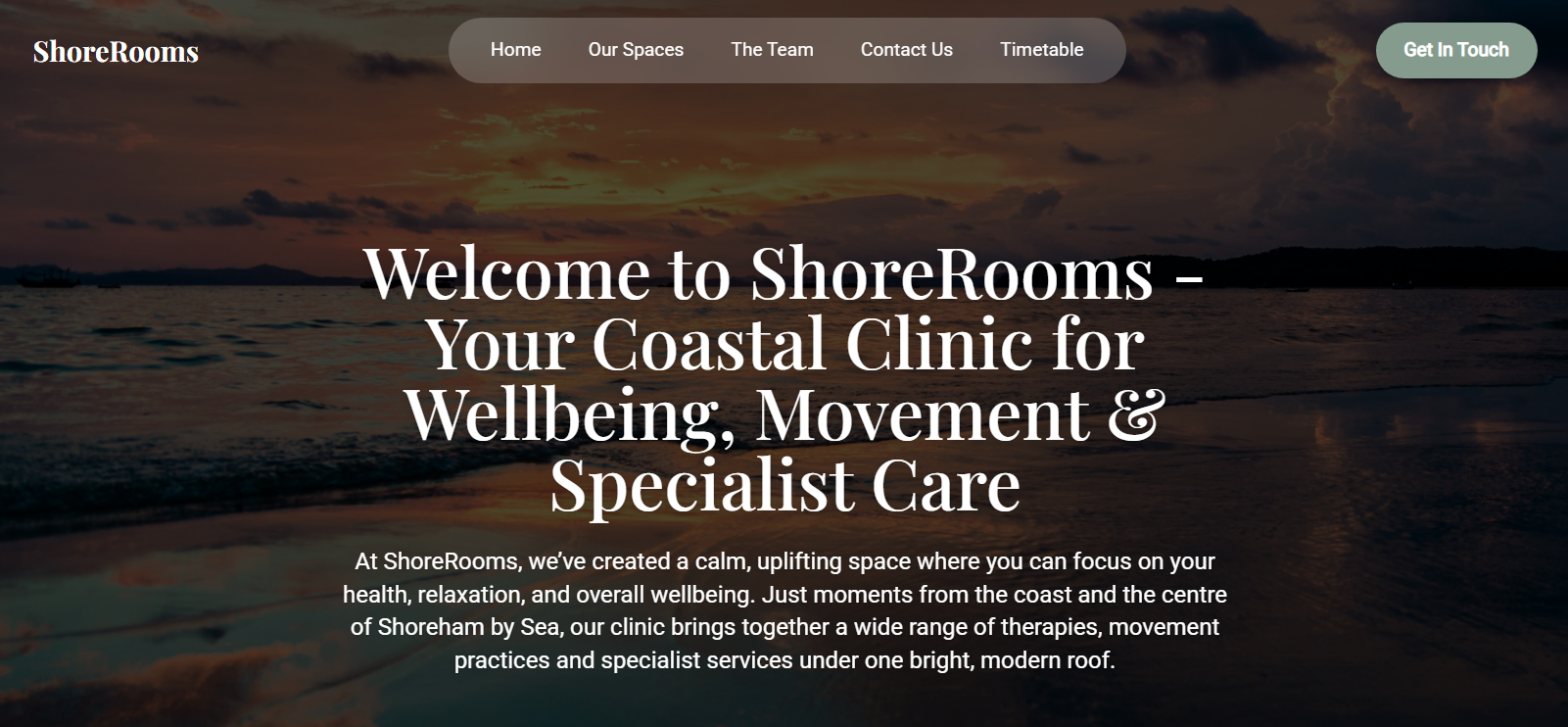 Shore Rooms Website